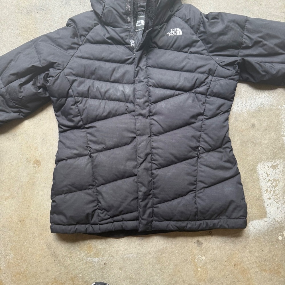 The North Face Womens Black Quilted Hooded Puffer Jacket - Picture 6 of 8